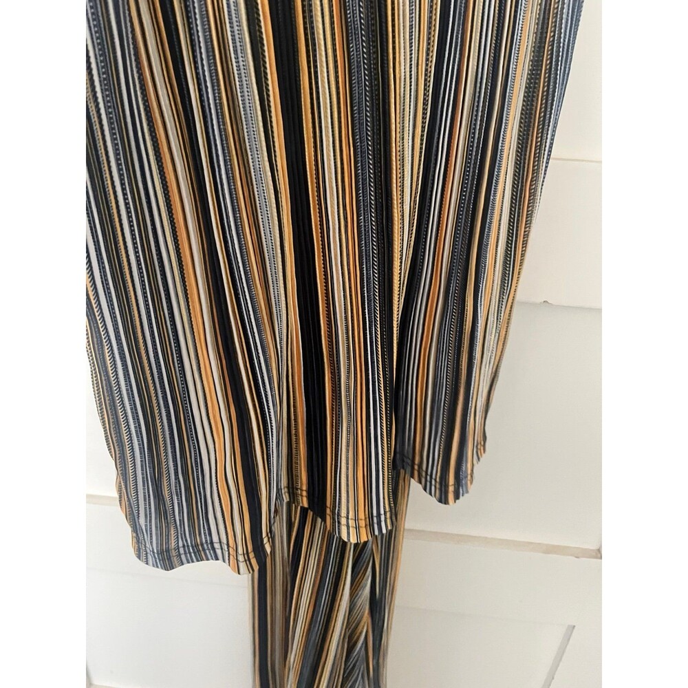 Azalea Bliss Multi Colored Striped Jumpsuit - Small - Picture 9 of 12